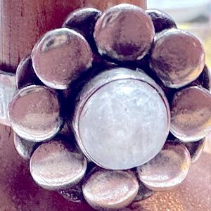 Cocktail ring 925 Sterling Silver Ring size 6